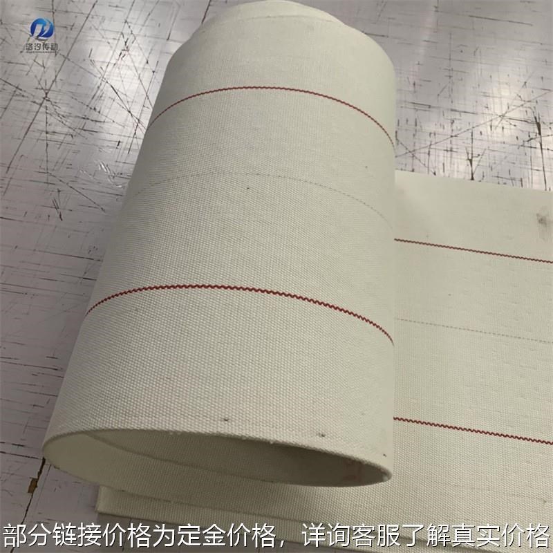 涤棉帆布输送带 透气层 空气斜槽帆布 耐高温工业滤布 水泥厂用