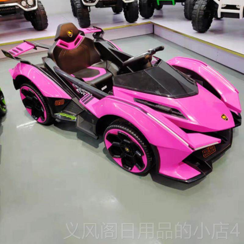 正品儿童电动车可自坐男女小孩轮遥控车音汽乐充电四驾宝宝四驱玩