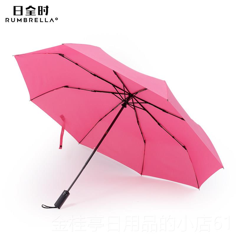 高档日全双人全自时动雨加大加伞厚加用固防风高端商务车反向折叠图片