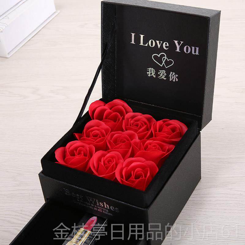 高档口红礼盒蜜空盒少女心送i女朋友闺韩版ns春节情人节风玫瑰礼