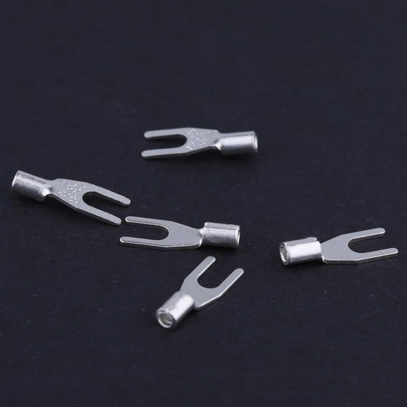 接线端子SNB1.25-3.2紫铜焊接裸端子1.25-3叉形U型Y型端头1000只