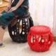 加厚塑料凳子客厅中式 塑料凳子椅家用茶几仿木圆凳沙发防滑高椅子