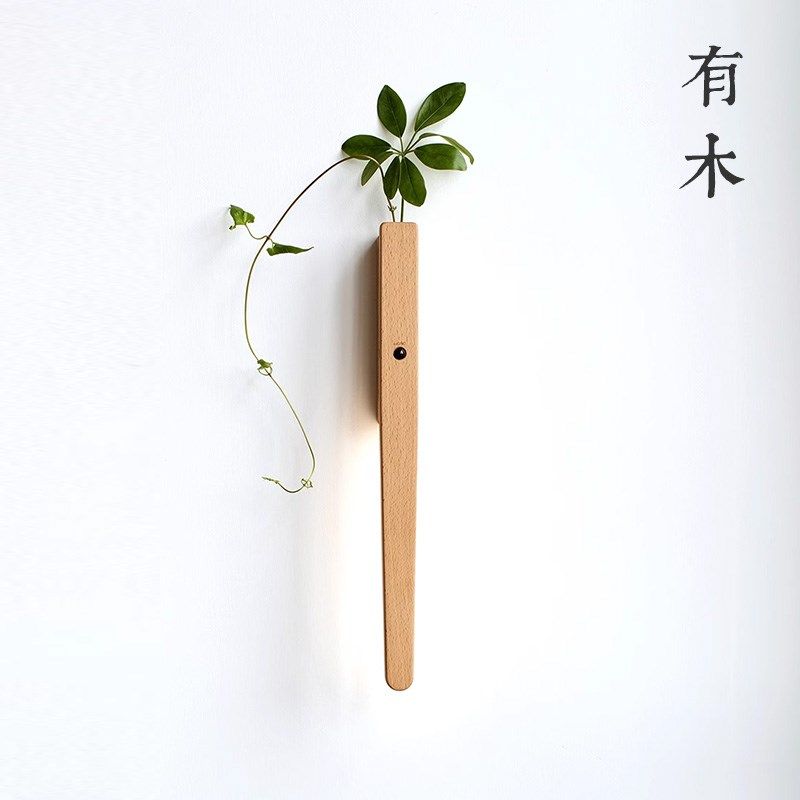 花器人体感应灯壁灯入户门创意墙面装饰磁吸免布线充电式夜灯玄关