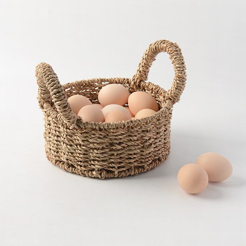 oakliving天然海草手工编织收纳篮草编篮收纳筐杂物收纳整理篮,收纳整理,其他收纳篮,淘宝优惠券,粉丝福利购,淘宝优惠卷