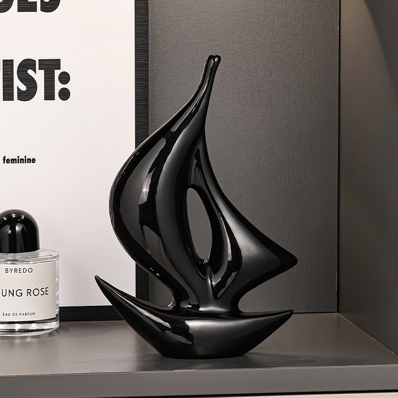 一帆风顺帆船摆件家居好物寓意好的酒柜电视柜办公室客厅装饰礼品