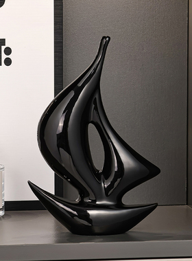 一帆风顺帆船摆件家居好物寓意好的酒柜电视柜办公室客厅装饰礼品