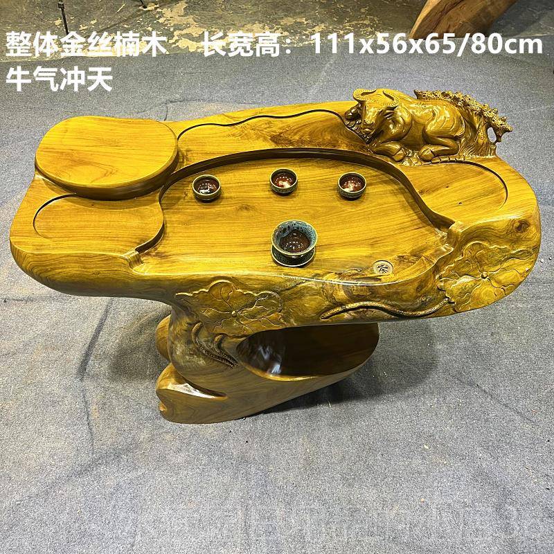正品树根茶台实几木功夫茶桌整体木楠根阳台根雕小茶香樟原木金丝