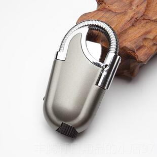 正品烟斗防哥专烟斗烟用风打火机充气男士点火器丝烟斗点烟器