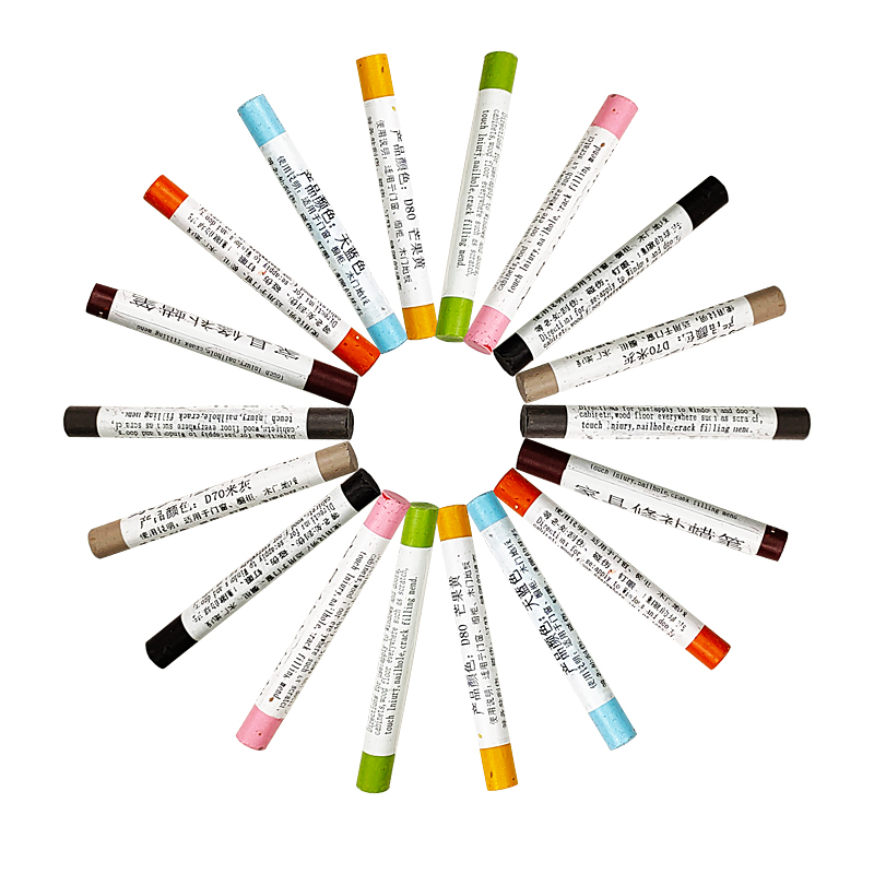 维客补漆侠20色钉眼修补蜡笔装家俱踢脚板板材整体橱柜补钉眼缝隙