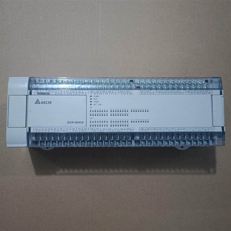 台达PLC 型号DVP80EH00T3 成色95新 为单