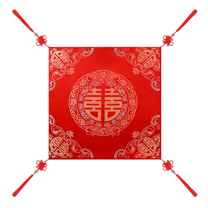 结婚跪垫敬茶红色一对磕头坐垫新娘改口坐福垫跪拜喜垫婚庆用品全