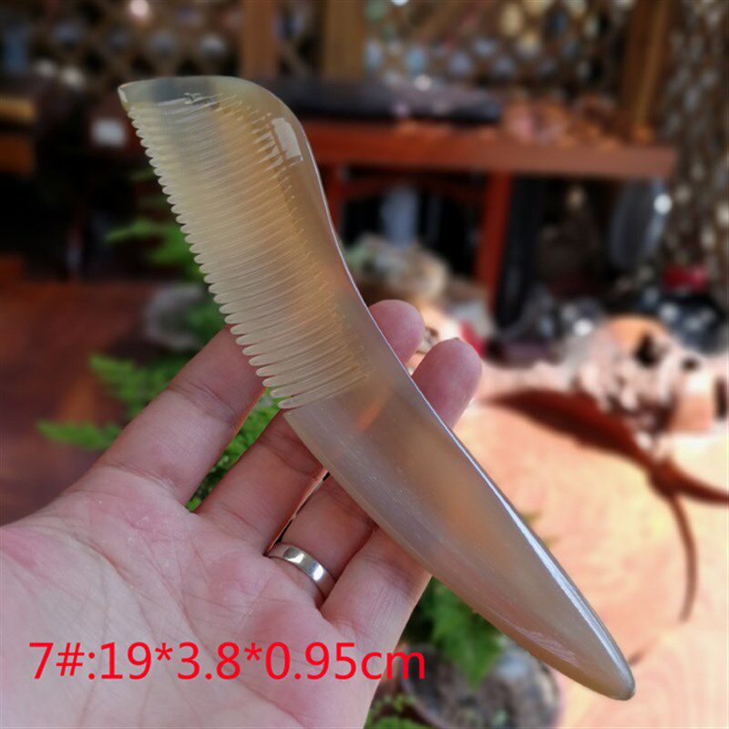 天然白水牛角梳子 小号口袋梳 青岩黄果树梵净山黔东南千户苗寨