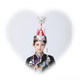 高档少数民族畲族服装女出服凤凰刺凤冠头饰舞蹈表服秋演绣冬季长