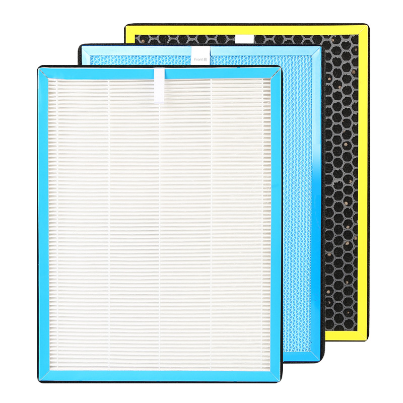 适配诺盾空气净化器JHQ88活性炭冷触煤HEP过滤网除醛雾霾3件