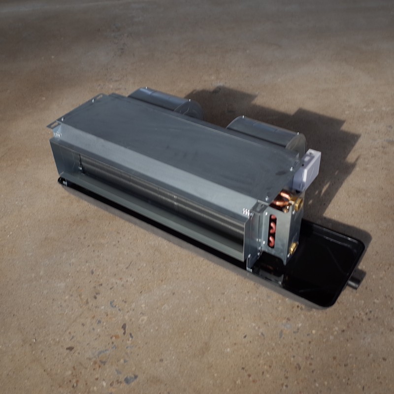 风机盘管卧式暗装中央空调井水冷暖两用家用水空调室内机新风机