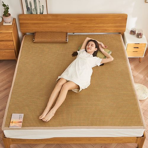 双面打地铺加厚凉席床垫客厅藤席地毯卧室草席冰丝席儿童爬行地垫