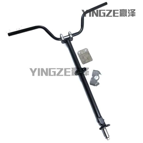 DIY改装四轮沙滩车箱子卡丁车配件车把手把压块方向柱手把式转向