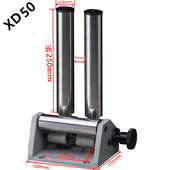 排线器配件三架不锈钢过线筒导线座排线器过线架线缆托辊拔线筒