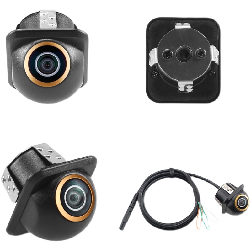 绿逸 30环绕安装HDx720P夜视鱼眼车载倒车后视摄像头