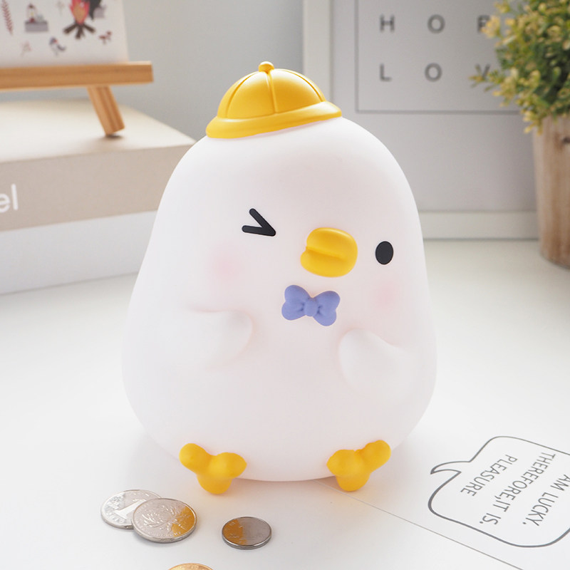 【捡漏】小鸭子存钱罐可存可取女生储蓄罐防摔儿童硬币卡通零钱罐