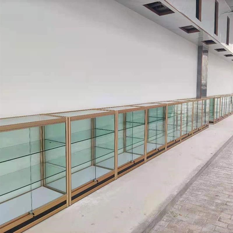 首饰珠宝样品展示柜台商用家用矮柜展厅展览玻璃烟中岛柜工厂