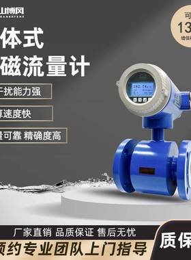 工业电磁流量计污水泥浆矿浆DN800/900/1000/1200电磁流量计