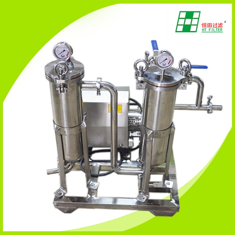 定制304不锈钢材质筒体组合型实验室流体加压化学过滤器