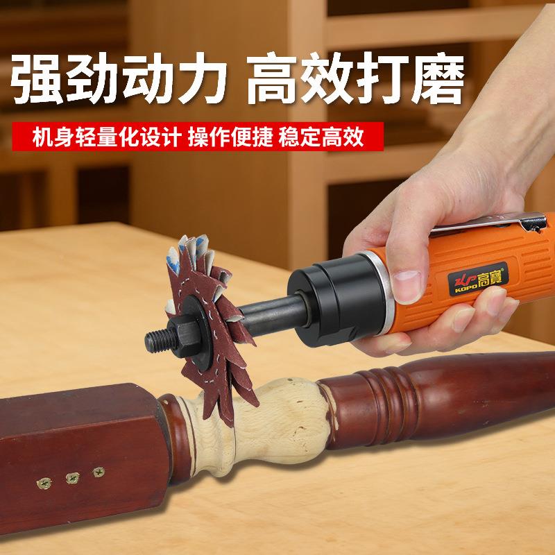 高砂宝气动角砂打磨机砂光机八瓣机砂直八磨机风动木273材抛光纸