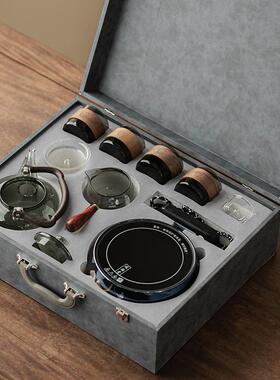 煮茶壶茶具套装具2025新款烧茶壶电煮茶GJR台一体电陶热炉泡茶茶