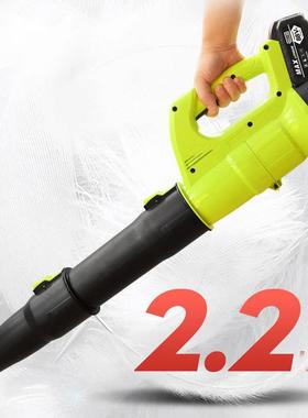 手持锂电吹风机电线充电式无功率工业鼓风机吹雪动吹落DEY大叶暴
