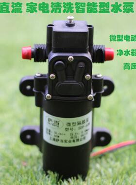 高压电动洗水泵SD-60W12V24V0W自吸直8流带压P车力开关LZN微型隔