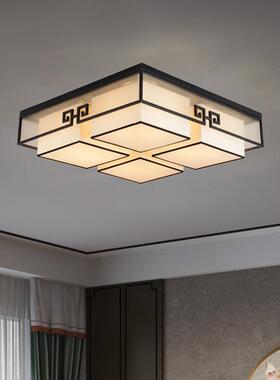 吸顶家风灯新中式客厅灯用卧现代简约大室ZUE气中国设计长方形灯