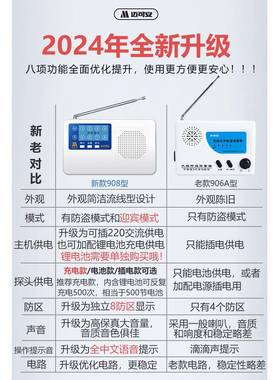 离外线报警器无线盗店铺门窗家用防报警器远距74934农村车红库安