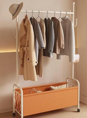 奶油衣卧室衣可帽架落风地挂架床头边晚68805上放衣服轻奢移动衣