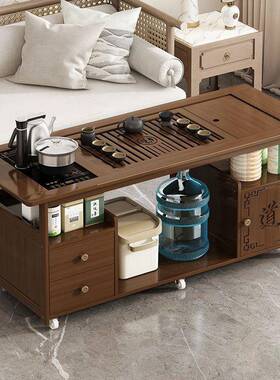 可移茶VGJ桌阳台新动款茶几客厅泡茶小型台家用茶一体桌一整套茶