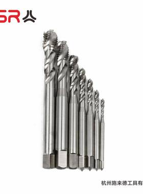 7支机用丝锥EPQ组套螺槽D6IN371/DIN37全磨旋含钴高速钢HSSM35