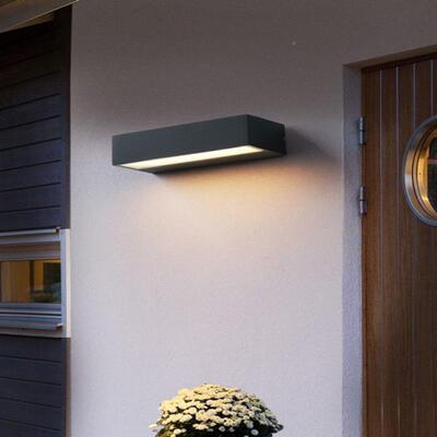 条户外12048防水l照型ed一字壁灯创意长形洗墙壁灯大门口别墅墙壁