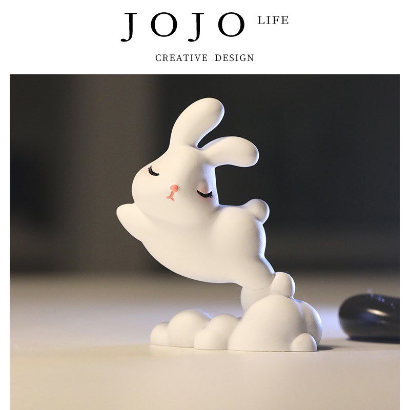 JOJOS L. PD.Rabbit.迷你摆件高级装饰品小摆件兔飞猛进  云兔