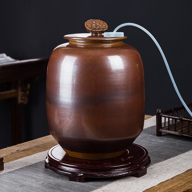 陶瓷茶具水桶自动上水净水器功夫茶桶装水储水桶家用饮水机下置桶