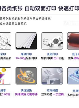 柯尼卡美能达C368C364彩色激光A3商用办公大型打印影印机黑白高速