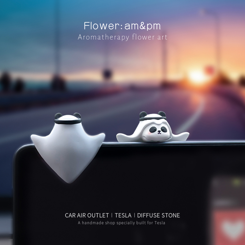 可爱趴趴公仔屏幕汽车摆件中控后视镜装饰车载香薰内饰用品香氛