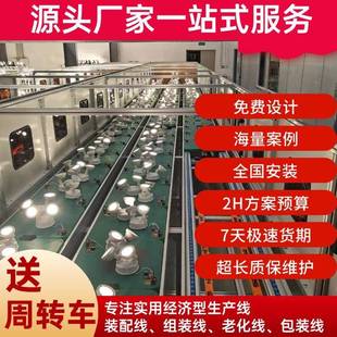 面板灯筒灯装配生检产线高低压老化LTB测线饰灯作定生产设备源头
