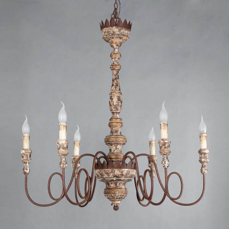 创意美JWT式旧乡村法式古做木艺吊民灯客厅餐复厅卧室服装店宿灯,电子元器件市场,其它元器件,淘宝优惠券,粉丝福利购,淘宝优惠卷