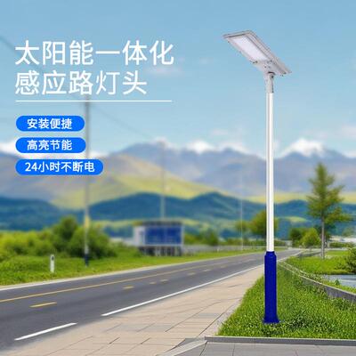 L小ED太阳能LIR路灯户外米5米6米3庭院区体人感应一体化太阳能灯