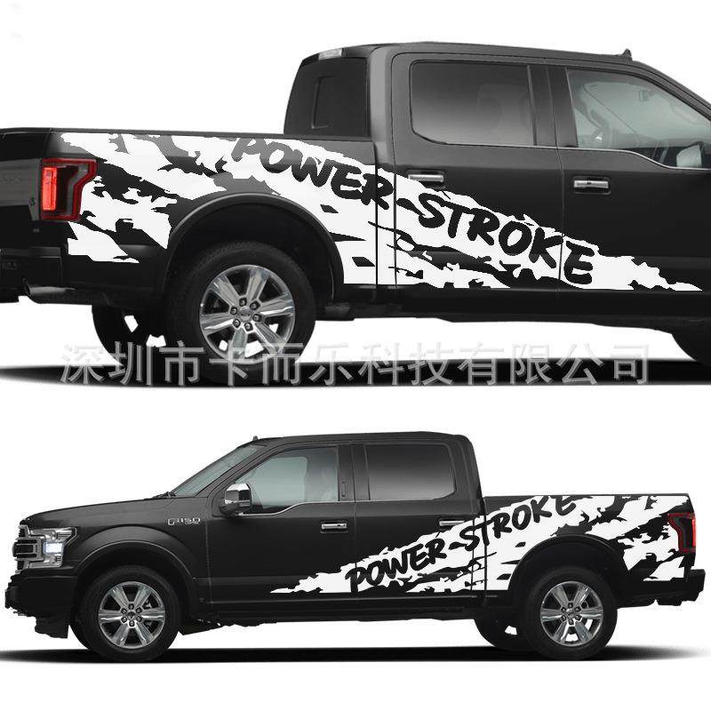 皮卡越野车贴F-AGC5意0HILUX车尾箱彩贴个性装饰1创车身贴纸