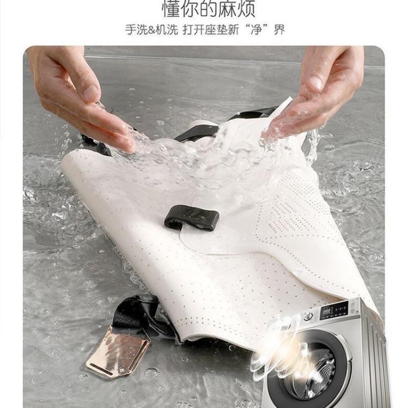 l7汽j车坐垫姆斯翻毛皮超薄翻毛皮垫四季通用坐FBR透气通风座椅拉