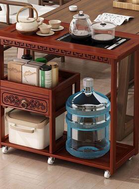 移WYZ动茶桌小茶发台烧水壶一体台家用茶水柜车沙边几茶茶几茶桌