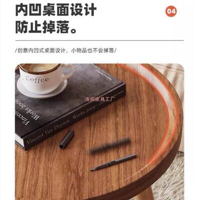 迷你桌子发边几移沙动茶YNO几床头小圆桌台网红边桌小阳角几客厅