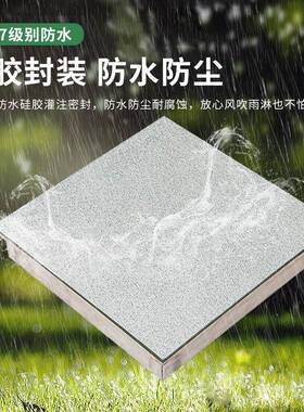 大理石灯纹地砖灯LE石D户仿不锈外钢地板灯方HVW形地埋地埋感应灯