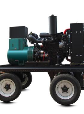 移动拖车牵引7式发电3机0kw40kw50kw0k0w100kw150kw20kw三相3大30